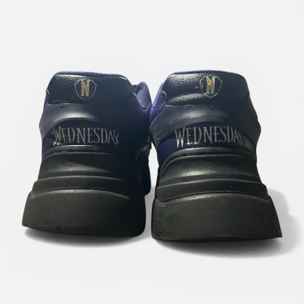 ZARA Wednesday Nevermore Chunky Purple and Black Sneakers | EU 36 (9.0 inches) - Picture 3 of 8